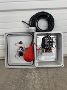 Alarm Panel with Red High Water Light with Float Switch Open