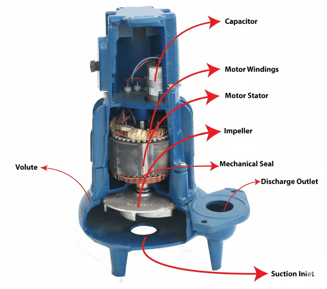 Components of a Submersible Pump