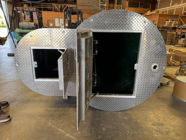 Custom built lift stations pump the sewer or wastewater