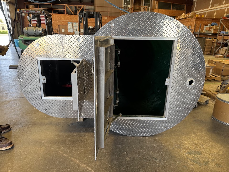 Custom built lift stations pump the sewer or wastewater