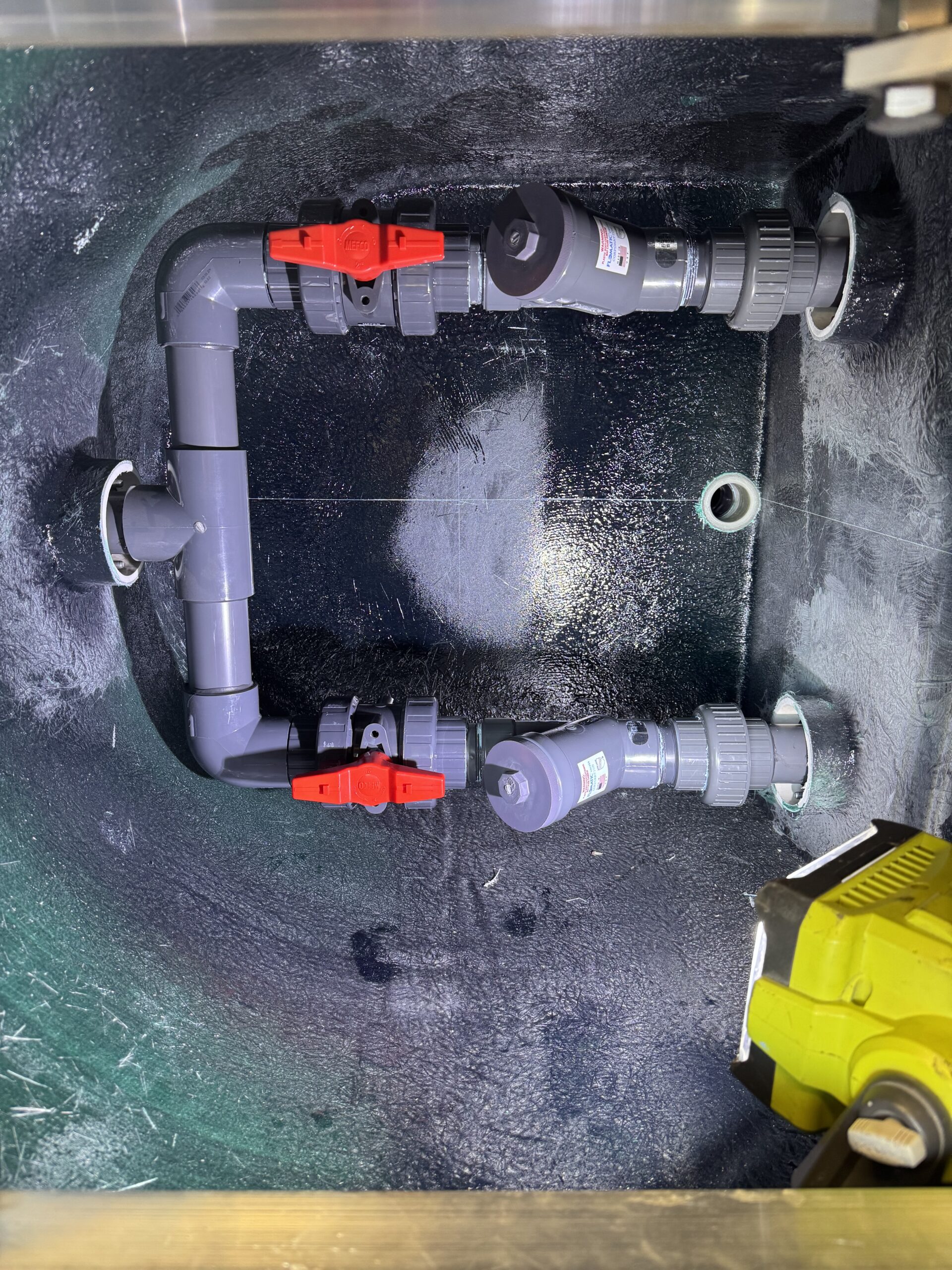 Valves inside of Valve Vault